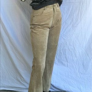 *SOLD* Gorgeous Vintage Suede Pants